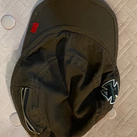 80’s Breton military style brown cotton hat - Picture 6 of 10